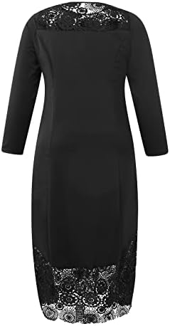 Vestidos de suéter Nokmopo para mulheres 2022 Moda feminina costura de renda feminina Ruffle vestido
