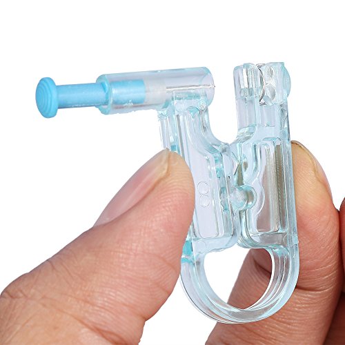 Kit de pistola de piercing na orelha, 2 kit de unidade de piercing em segurança da orelha, incluindo
