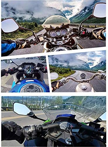 WLPreoe 4 Corner Motorcycle Helmet Mount para imagens da GoPro/ponto de vista estável, base macia de silicone,