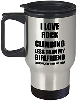 Namorado de escalada Rock Travel Caneca Funny Valentine Gift Idea para meu namorado da namorada I Love Capé Chá