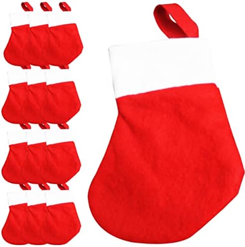 CANIGHT FAST Holiday Decorações de férias lareira Santa meias