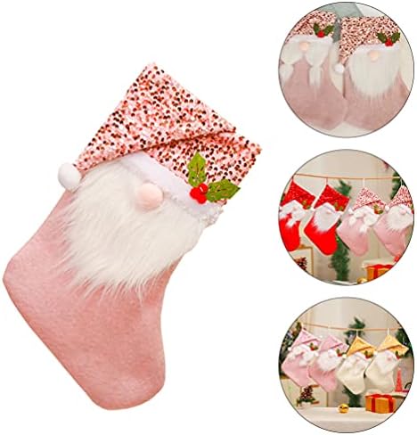 Decorações de Natal de Nuobester meias de Natal Gnome Swedish Santa Gnome Sabedas Escandinavas Meias