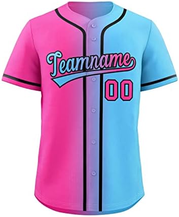 Jersey de beisebol personalizada costurou camisas de beisebol personalizadas uniformes esportivos