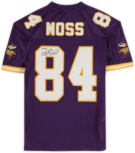 Randy Moss Minnesota Vikings autografou Mitchell & Ness Purple Authentic Jersey - Jerseys autografadas da NFL