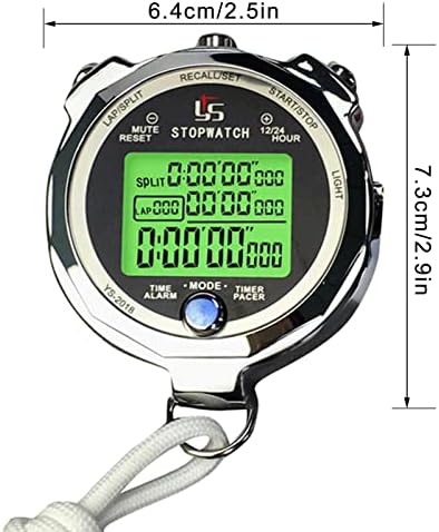 Timer de cronômetro de cronômetro digital do Sport Stop Professional Stop Stopwatch Stopwatch Stopwatch