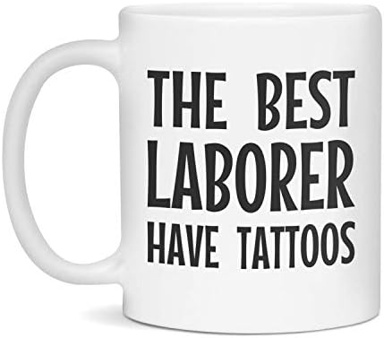 O melhor trabalhador tem tatuagens, brancas de 11 onças