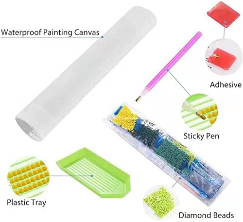 Kits de pintura de diamante 5D DIY para adultos, pinturas de bordados de broca completa de brinquedos