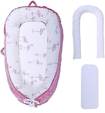 XUNMAIFLB Removável 80cm50cm Berço, cama de bebê, cama na cama, portátil, cama biônica uterina, segurança