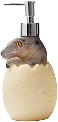 Dispensador de sabão de mão de dinossauro líquido para cozinha de banheiro, dispensador de sabão