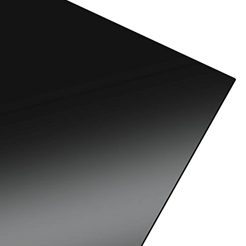Mukchap 4 pacote 1/8 x 12 x 12 polegadas de acrílica acrílica Plexiglass, 3mm x 30cm x 30 cm de acrílico