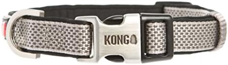 Kong Comfort Neoprene Ultra acolchoado colarinho de cachorro Grande cinza