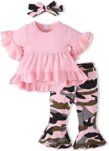Roupos de menina para meninas roupas de menina roupas de roupas infantis calças florais definidas
