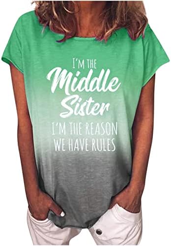 Camisetas para garotas adolescentes mulheres engraçadas impressas tampos casuais de manga longa de