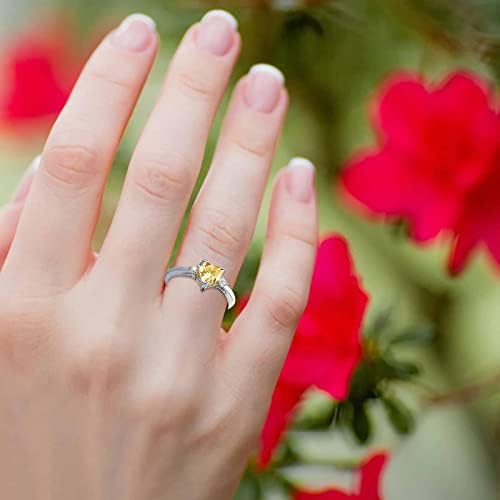 Anel de sinete Pacote de engajamento redondo de zircões de zircões femininos anéis de casamento anéis de jóias para