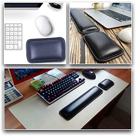 Resto de pulso do teclado, suporte de almofada de pulso de mouse, descanso de pulso sem deslizamento