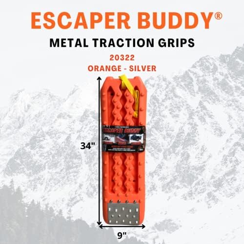 MaxSA 20322 Metal Pedaper Buddy Traction Boards para extração de lama, areia e veículo de neve