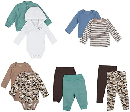 Hanes Boys Wardrobe, Flexy Soft Soft 4-Way Knit e lã de lã, bebês e crianças pequenas