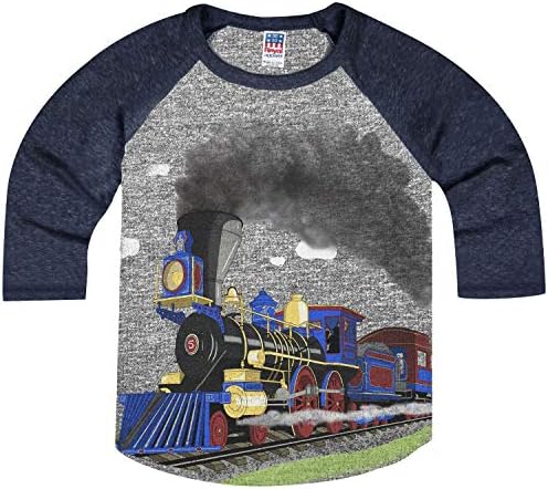 Camisas que vão camisetas de trem a vapor de garotinhos