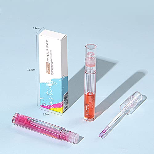 Glástica Lip Gloss Gloss Lip Lipstick Liquiding Lipstick Hidratante e nutritivo Batom líquido 10ml Pigmento