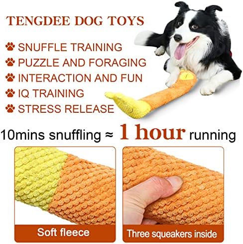 Tengdee Dog Toys para tédio, brinquedos interativos para cães para cães pequenos e médios, quebra -cabeças