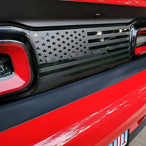 Divisor do Centro de Lunda Taileira do Xinghe para Dodge Challenger 2015-2023, American Flag Decals for