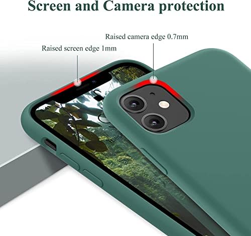 Otofly Soft Silicone projetado para iPhone 11 Caso, [Proteção de gota de grau militar] [revestimento de