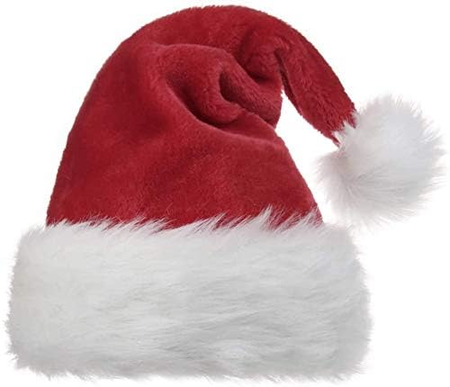 Eekiiqi 3 Packs DeLux CHISTAS ADULTOS HAT PANTA Papai Noel para adultos Supplência de festa de natal