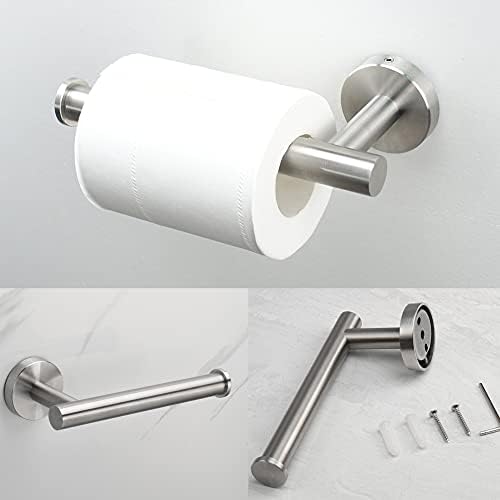 Conjunto de hardware do banheiro da vanja- Conjunto de 4 peças incluiu suporte de papel higiênico+anel