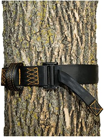 Muddy Outdoors Arness Charness Stitched Nylon Tree tira com fivela de aço para escalada e caça às árvores