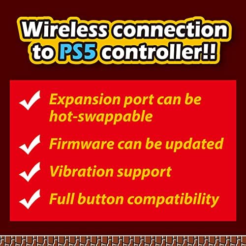 Brook Super Converter - Wii U para SW, adaptador de controlador retrô para consoles de jogos Switch/ PS4/