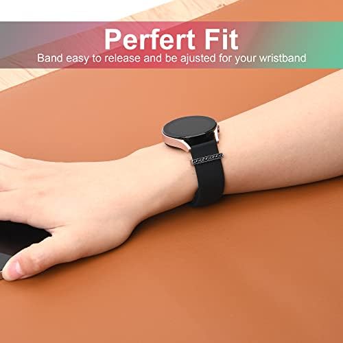 Laredtree Silicone Band for Samsung Galaxy Watch 4/5 Band/Active 2 Watch Bands 40mm 44mm/Galaxy Relógio 5 Pro Band/Watch