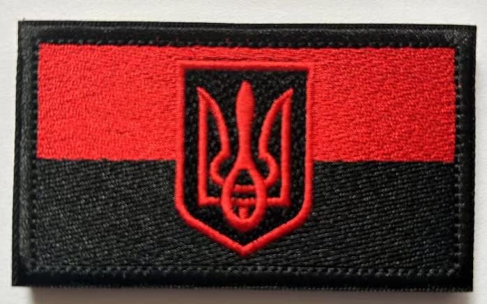 Ucrânia Bandeira Bordado Patch Militar Militar Moral Patch Badges emblema Applique Hook Patches para acessórios