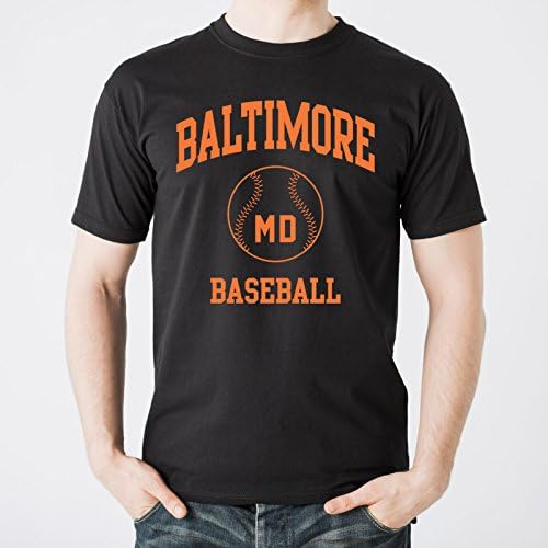 Camiseta clássica de algodão básico de arco de beisebol
