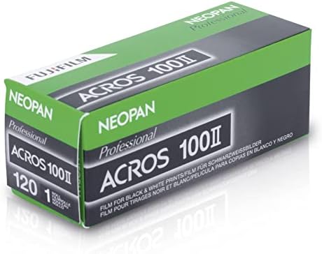 Fujifilm Neopan 100 Acros II Filme negativo preto e branco, filme de 120 roll