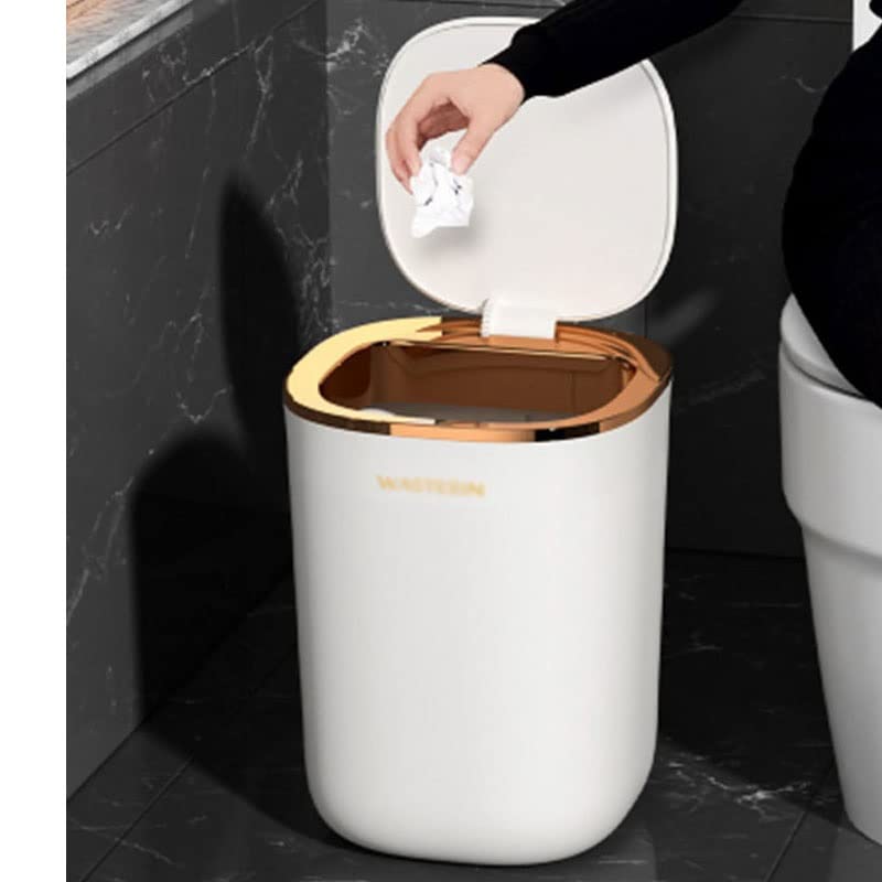 Lixo inteligente de bkdfd pode lixo de indução automática pode lixo de banheiro da cozinha doméstico
