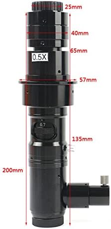 Câmera Yeziz para microscópios eletrônicos 180/300x C Montagem lente óptica CCD CMOS Industrial Microscópio
