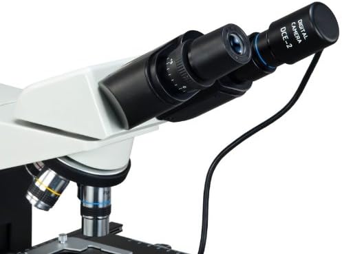OMAX 40X-1600X Plano avançado Microscópio de composto binocular Darkfield com câmera USB