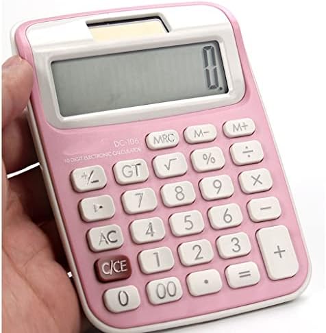 Calculadora de mesa de 10 dígitos Ganfanren 10 Ferramenta de contabilidade financeira Mini fofos portáteis pequenos