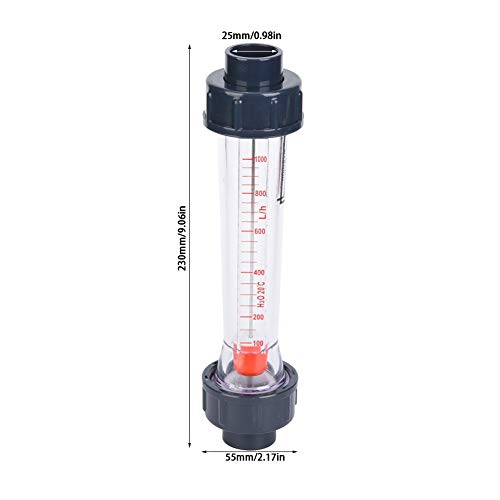 Medidor de fluxo líquido, 100-1000l / h, hidráulica, pneumática e fluxo de encanamento Medidores