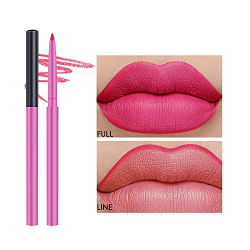Lipsticks Xiahium Pacote 18 Cor de batom à prova d'água de cor d'água de lipliner com duração de lipliner