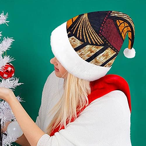 Chapéu de natal de impressão de cera africana quente e quente para a festa de férias de ano novo cosplay