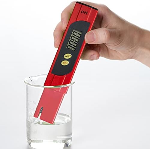ATC PH02 Tester LCD Display fácil de usar caneta de teste de pH profissional vermelho para aquário - vermelho