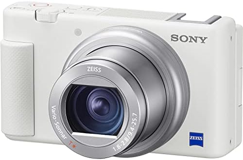 Câmera digital da Sony ZV-1 Zeiss + LED + Tripé de aranha + Card de memória de 64 GB + pacote acessório