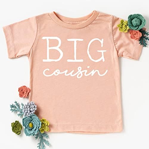 Camisetas de primo e bodysuits para roupas de família divertidas para bebês e crianças pequenas