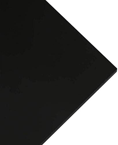 Placa de Perspex de Zerobegin, espelho preto liso, folha de vidro de plástico acrílico, fácil