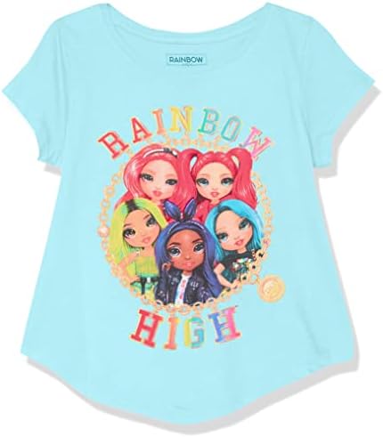 Rainbow High Girls Caracter Group T-Shirt-Bella Parker, Amaya Raine