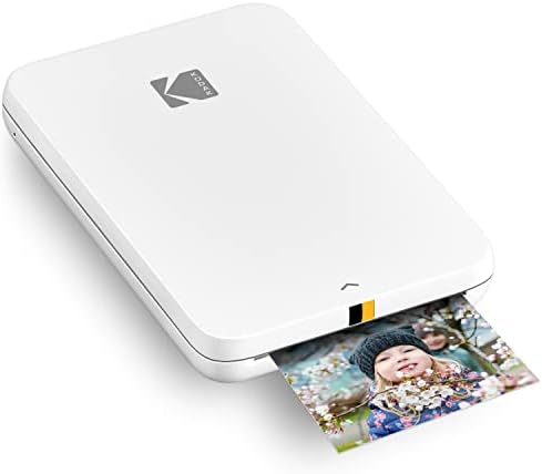 Kodak Step Slim Instant Instant Mobile Photo Printer - Imprimir sem fio 2x3 ”Fotos em papel Zink com dispositivos