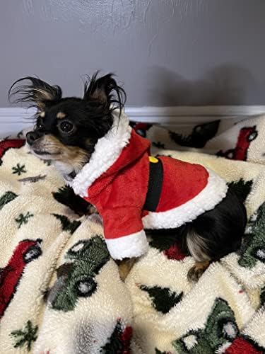 Dog Papai Noel Sweater/Dog Sweater de Natal/Dog Papai Noel Fantas