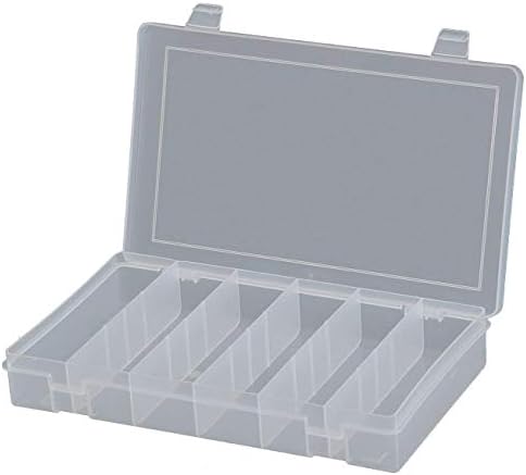 Caixa de divisor de plástico Durham - 11x6-3/4 x1-3/4 - compartimentos - divisores