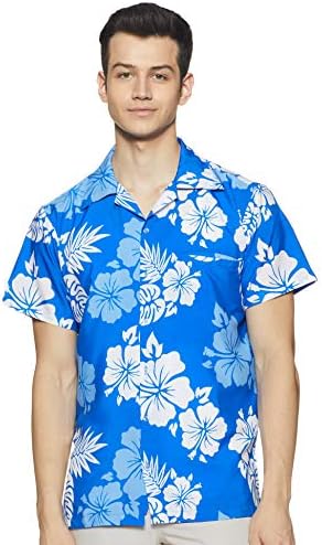 Camisa havaiana de Stylore Funky para homens Mangas curtas Camisa de verão de ajuste relaxado